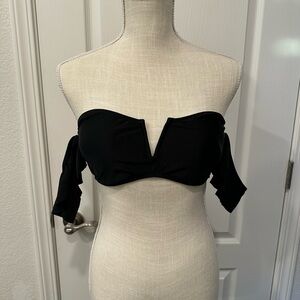Express black bikini top size L